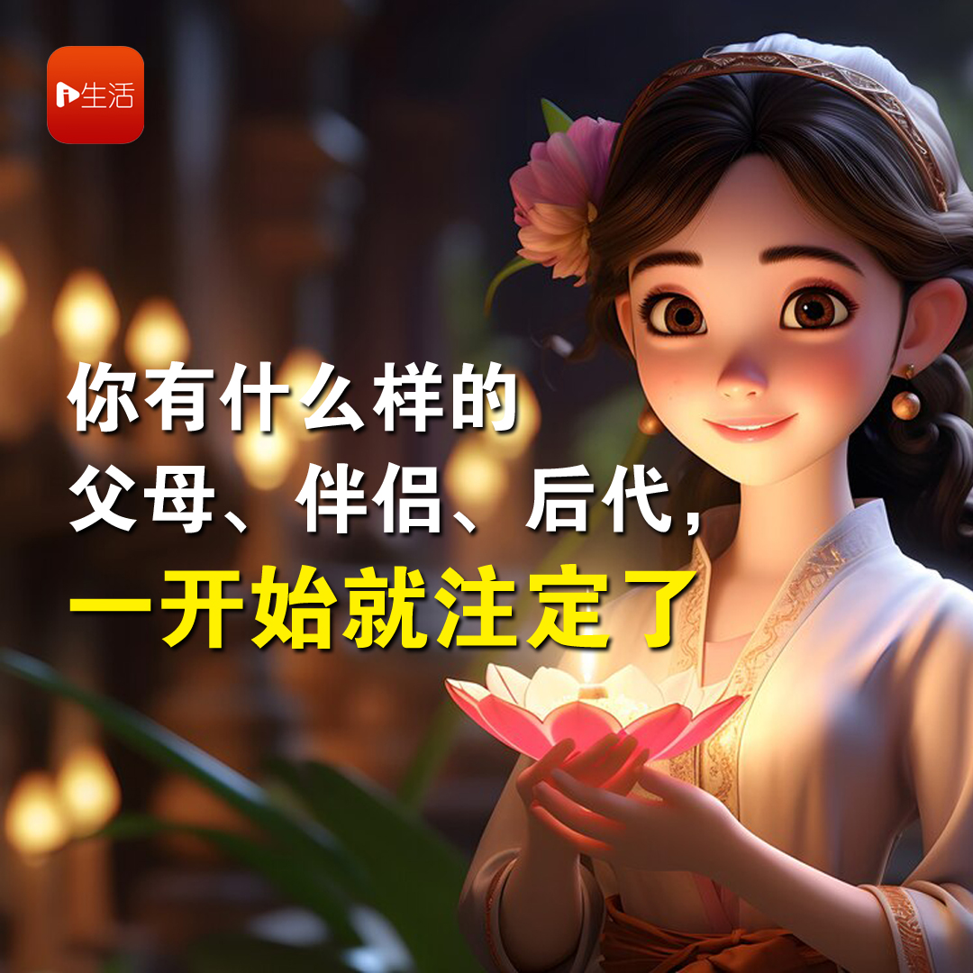 你有什么样的父母、伴侣、后代，一开始就注定了