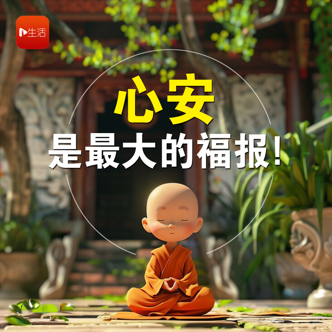 心安，是最大的福报!