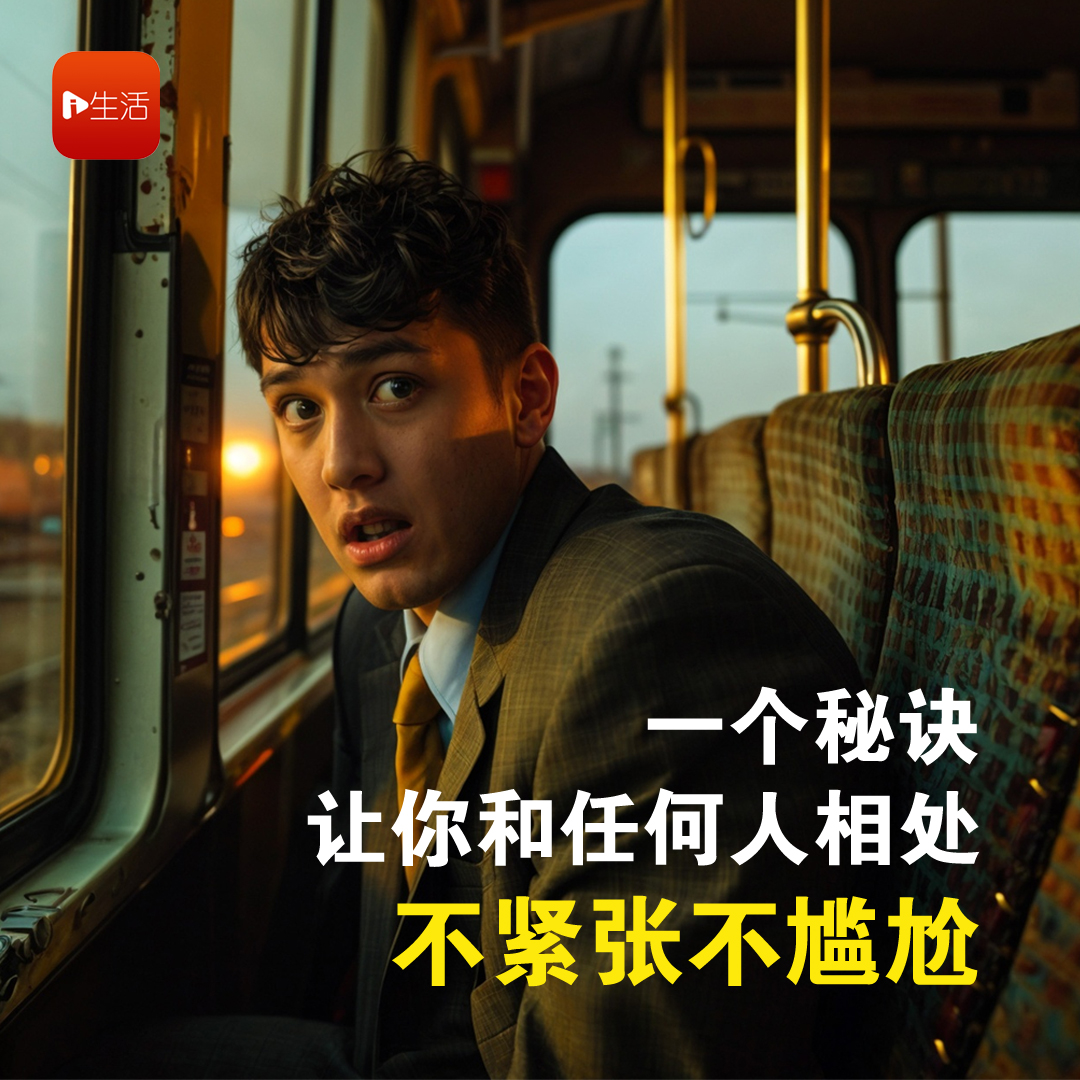 一个秘诀让你和任何人相处 不紧张不尴尬