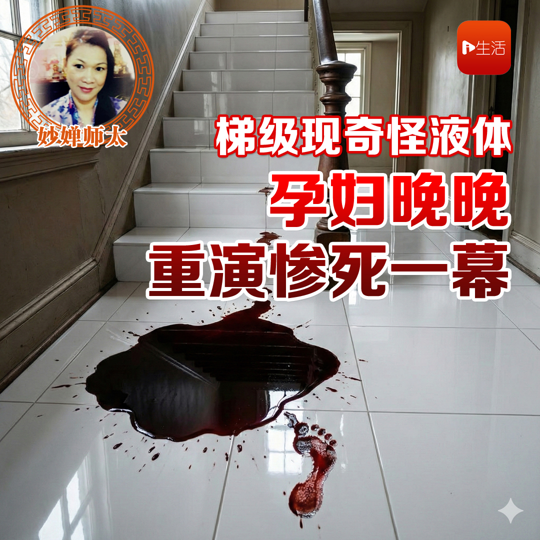 梯级现奇怪液体 孕妇晚晚重演惨死一幕