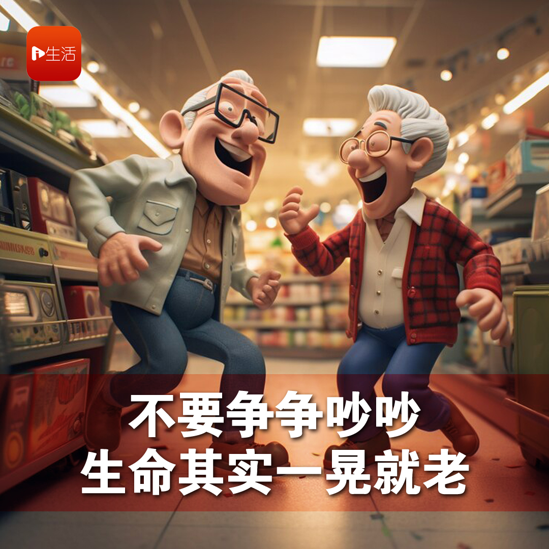 不要争争吵吵，生命其实一晃就老