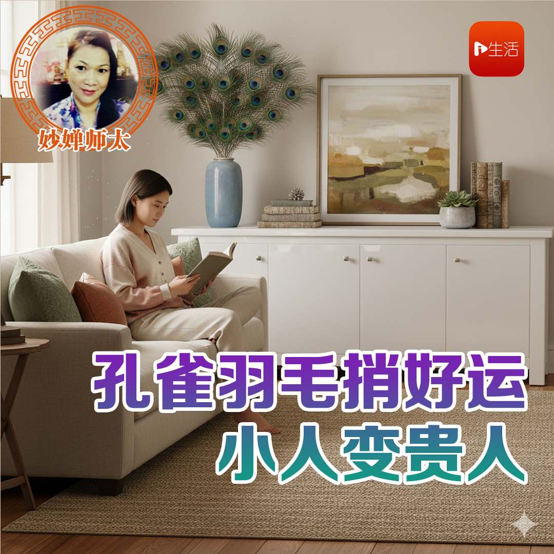 孔雀羽毛捎好运 小人变贵人