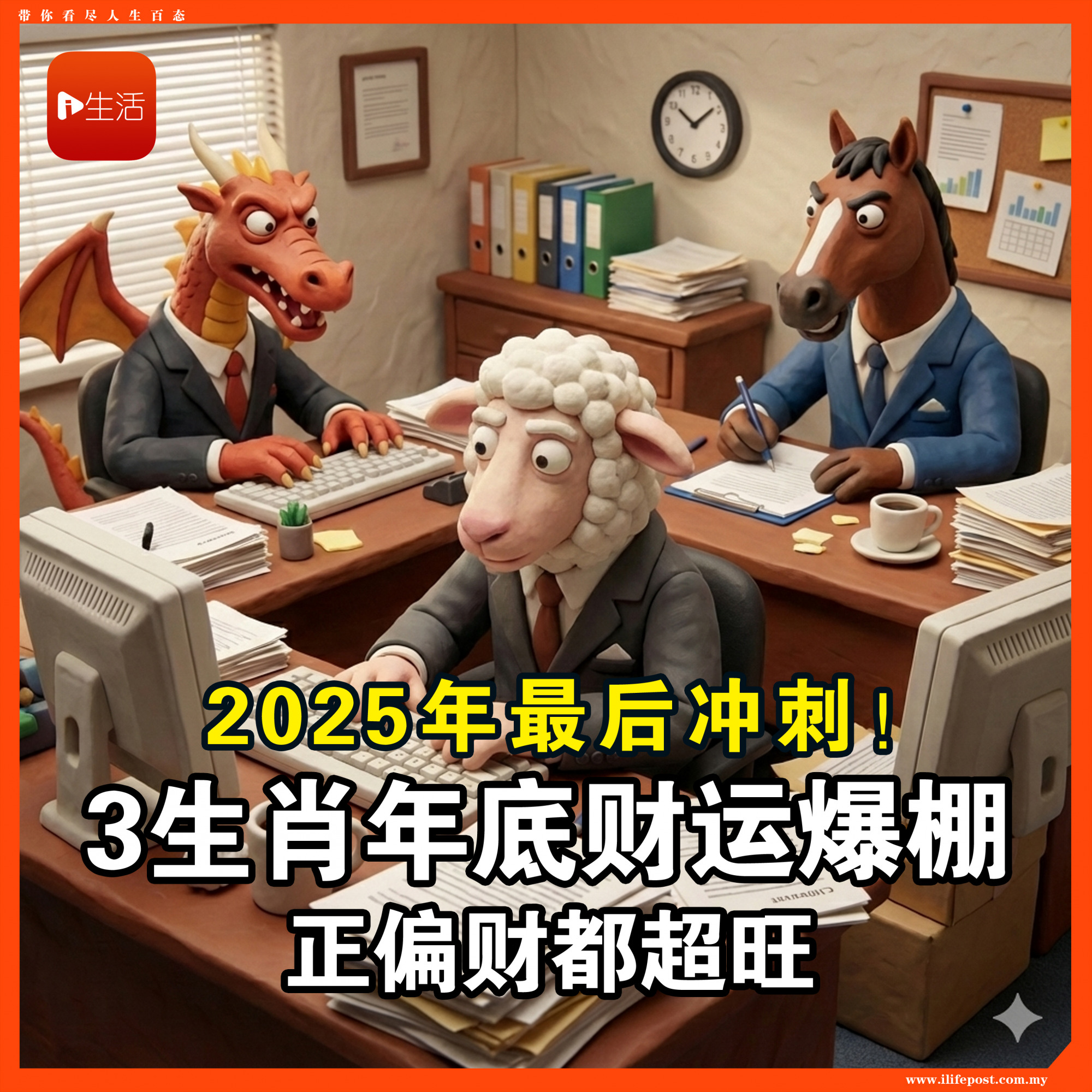 2025年最后冲刺！3生肖年底财运爆棚 正偏财都超旺