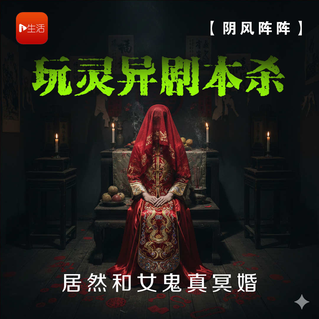 【阴风阵阵】 玩灵异剧本杀 居然和女鬼真冥婚