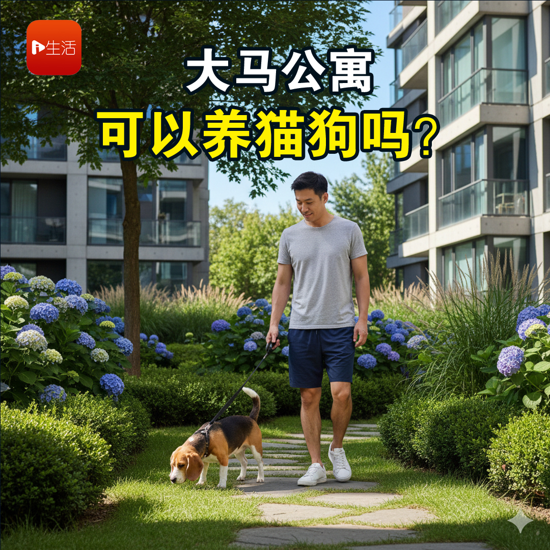 大马公寓可以养猫狗吗？